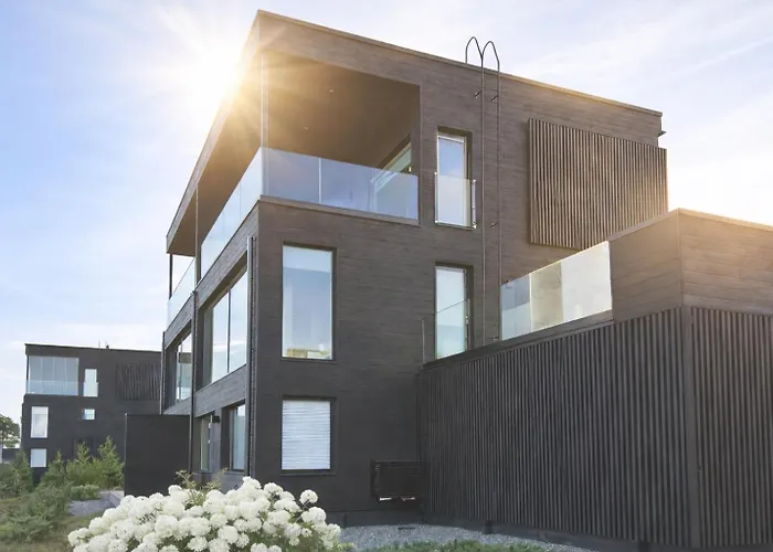 Luksustason Kolmen Makuuhuoneen Lomahuoneisto Meren Aeaerellae Turku